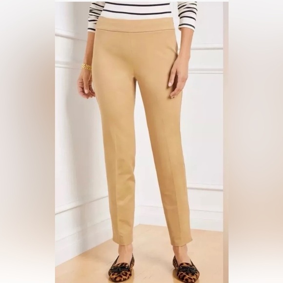 Talbots Tan Chatham‎ Ankle Pants Stretch Women’s Size 6P - Picture 1 of 8